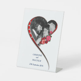 Expositor En L Boda Swirling Heart