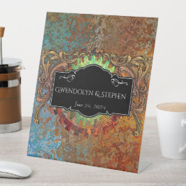Expositor En L Boda vinícola Steampunk personalizada