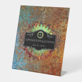 Expositor En L Boda vinícola Steampunk personalizada