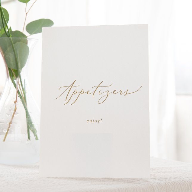 Expositor En L Bodas de caligrafía de oro Delicados (Subido por el creador)