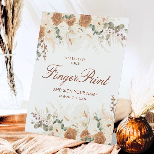 Expositor En L Bohemian Calla Lilies Fingerprint Guest (Subido por el creador)