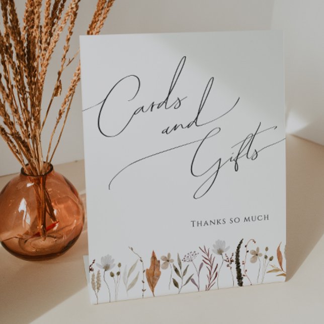 Expositor En L Boho Autumn Wildflower | Tarjetas y regalos (Subido por el creador)
