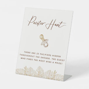 Expositor En L Boho Baby Shower Pacifier Hunt