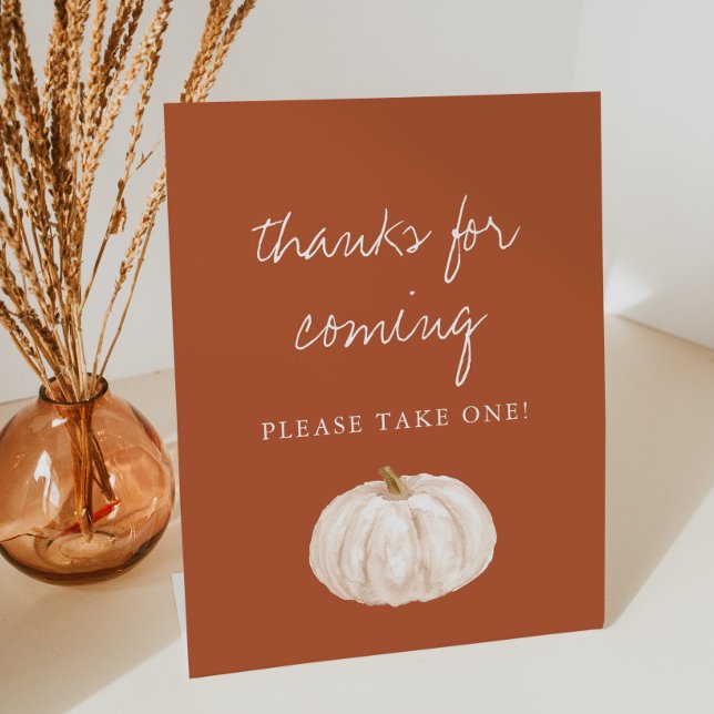 Expositor En L Boho Calabaza Baby Shower gracias por venir (Subido por el creador)