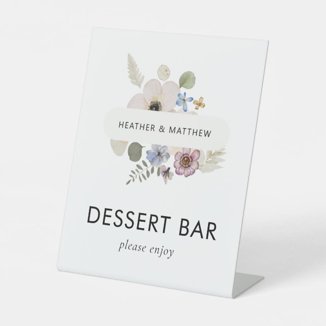 Expositor En L Boho Floral (Anverso)