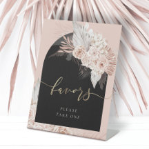 boho flowers arch favorece el símbolo de peatón