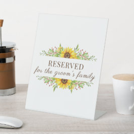 Expositor En L Boho girasoles boda romántico de verano