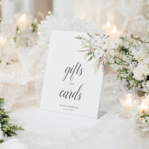 Expositor En L Boho Greenery Pampa Bodas Regalos