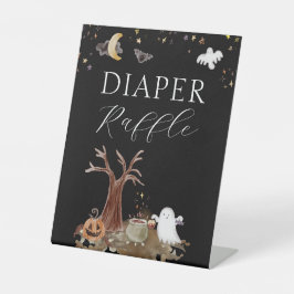 Expositor En L Boho Halloween Baby Shower Diaper Raffle