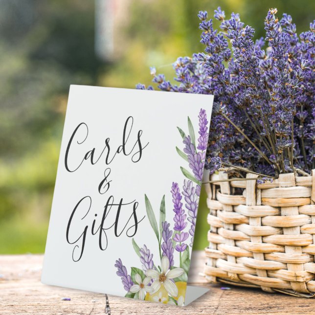Expositor En L Boho Lemons & Lavender Cards & Gifts Brillante (Subido por el creador)
