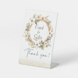 Expositor En L Boho Moda Chicas florales Bautismo