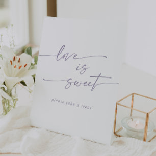 Expositor En L Boho Moda Dusty Purple Love es dulce Boda