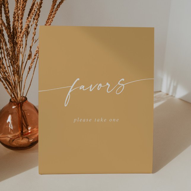 Expositor En L Boho Moda moderna Yellow Marigold Favores (Subido por el creador)