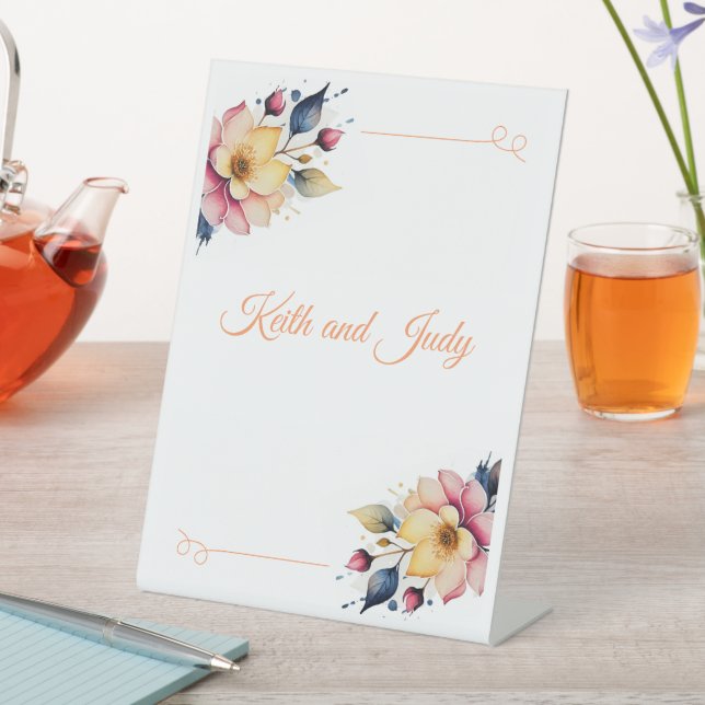 Expositor En L Boho Peachy Floral (In Situ)