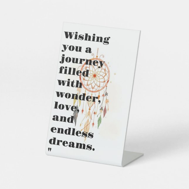 Expositor En L Boho Rainbow Dreamcatcher | Acuarela caprichosa G (Anverso)