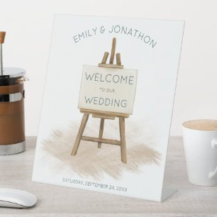 Expositor En L Boho Rustic da la bienvenida al Boda