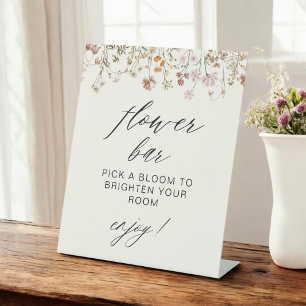 Expositor En L Boho Wildflower Bridal Shower Flower Flower Bar