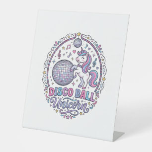 Expositor En L Bola de discoteca Unicornio Unicornio Impresión ju