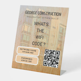 Expositor En L Bold Molded Wooden Texture Construction Business