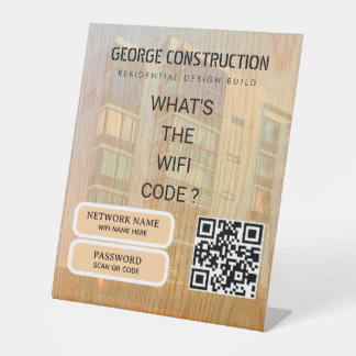 Expositor En L Bold Molded Wooden Texture Construction Business