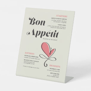 Expositor En L Bon Appetit Boda Cena Salmon Heart Pedestal