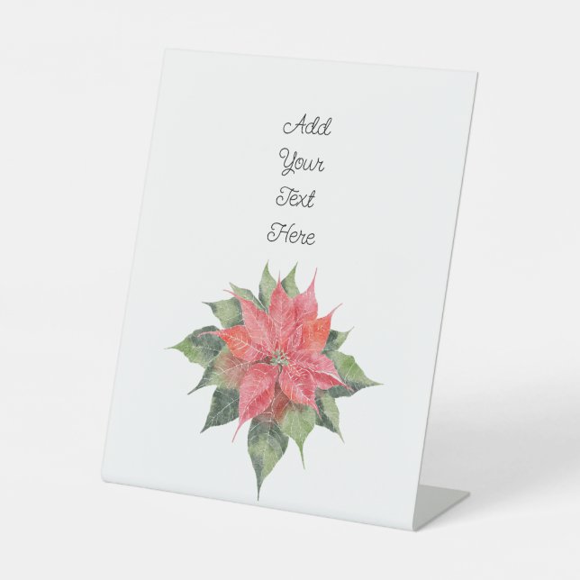 Expositor En L Bonito Poinsettia (Anverso)