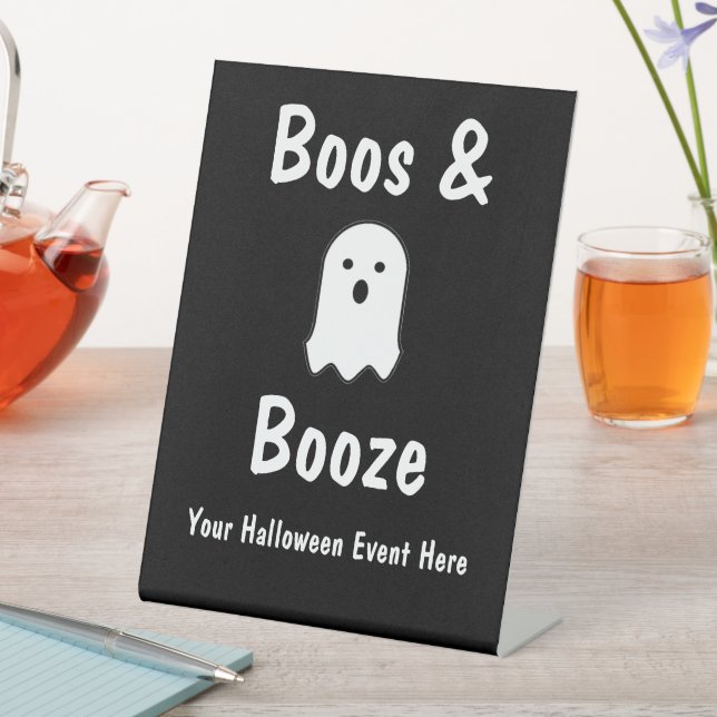 Expositor En L Boos y Booze Halloween (In Situ)