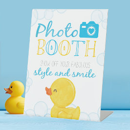 Expositor En L Booth de fotos del pato de caucho Baby Shower o Cu