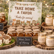 Bosque Animales Baby Shower