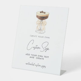 Expositor En L Bow Espresso Martini Personalizado