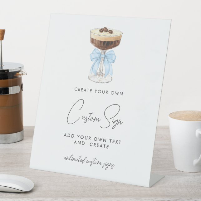 Expositor En L Bow Espresso Martini Personalizado (In Situ)