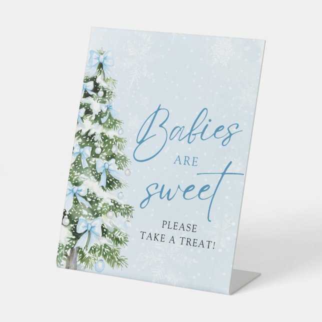 Expositor En L Bows Christmas Tree Babies Are Sweet Take a Treat (Anverso)