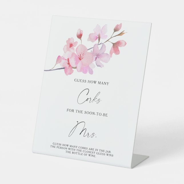 Expositor En L Branch Sakura - Adivinen Cuántos Corchos (Anverso)