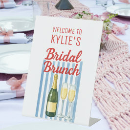 Expositor En L Bridal Brunch Blue and Red de moda