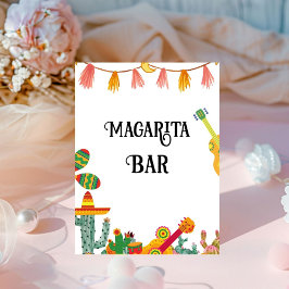 Expositor En L Bridal Final Fiesta Margarita Bar Rótulo