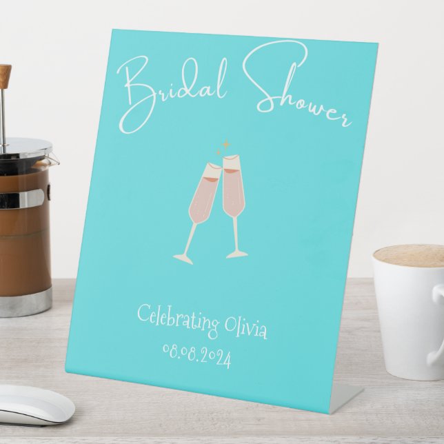 EXPOSITOR EN L BRIDAL SHOWER BLUE (In Situ)