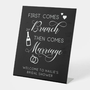 Expositor En L Bridal Shower First viene Brunch