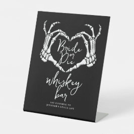 Expositor En L Bride or Die Bachelorette Party Gothic Heart