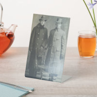 Brothers Dapper Brothers in Overcoats RPPC Foto de