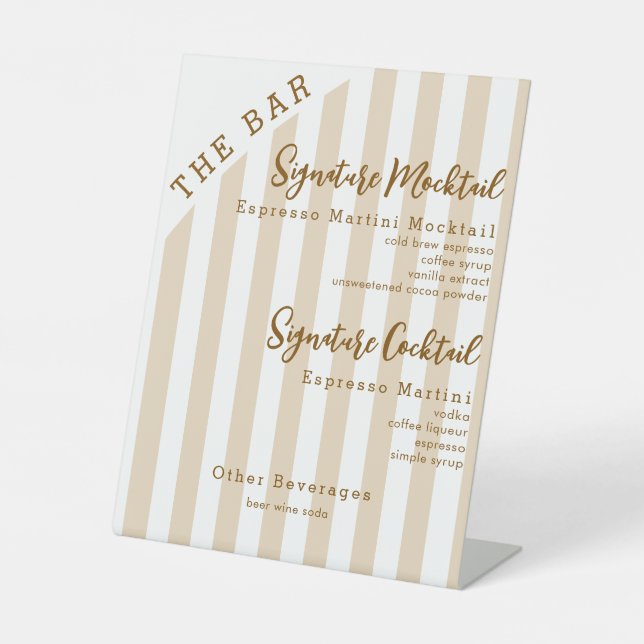 Expositor En L Brown 2 Signature Bebe Cocktail Bar (Anverso)