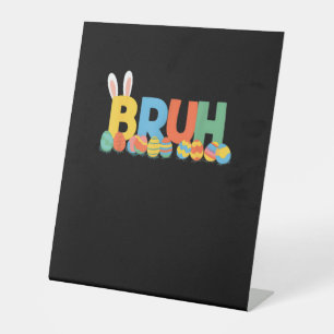 Expositor En L Bruh Easter Bunny Cute Meme Para Niños _9