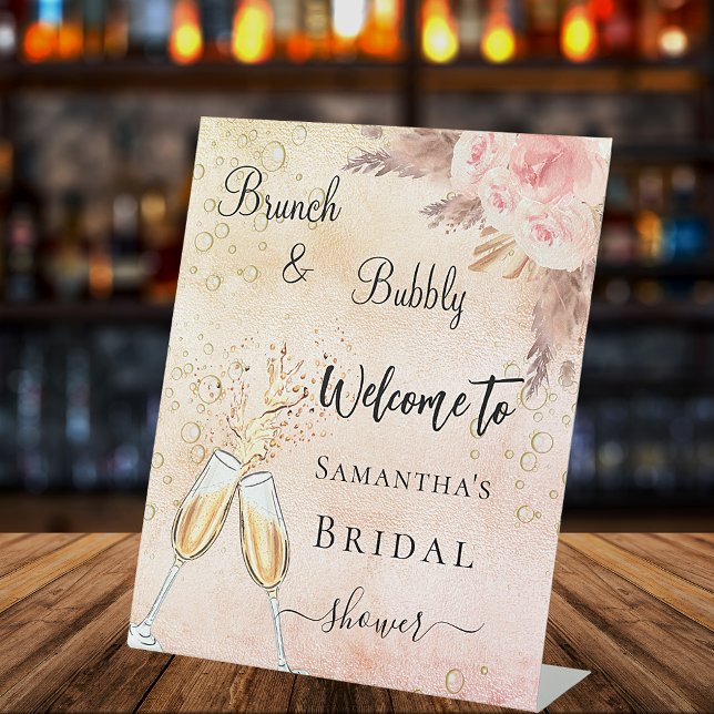 Expositor En L Brunch burbujeante de despedida de soltera con flo (Subido por el creador)