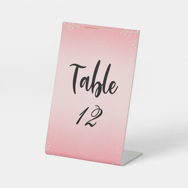 Expositor En L Bubblegum Blush Wedding (Anverso)