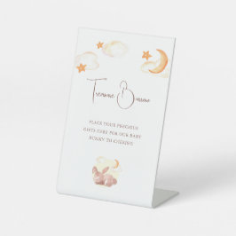Expositor En L Bunny Dreams Neutral Baby Shower