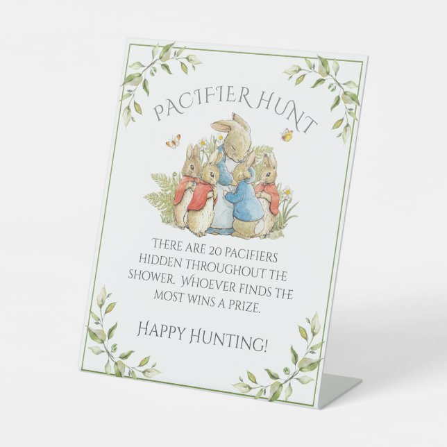 Expositor En L Bunny Rabbit Baby Shower (Anverso)