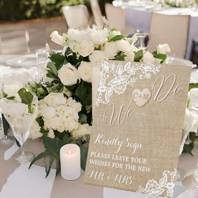 Expositor En L Burlap Y Enfrentamiento Rústico De Campo (Subido por el creador)