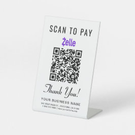 Expositor En L Buscar para pagar el código QR de Zelle