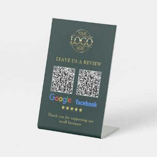Expositor En L Business Logo Google & Facebook Reviews QR Code