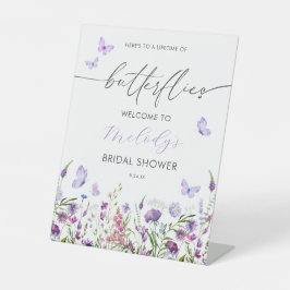 Expositor En L Butfly Wildflower Bridal Shower