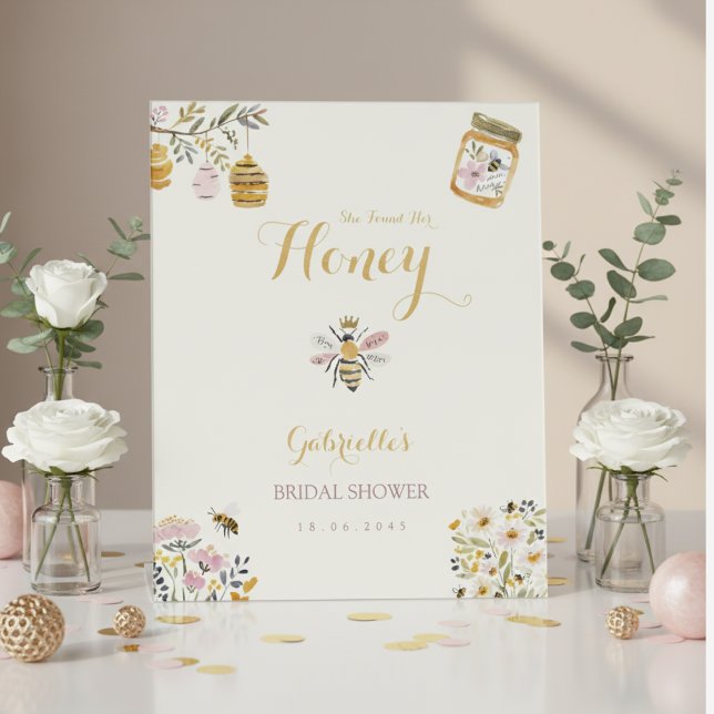 Expositor En L Butter Yellow She Found Her Honey Bee Bridal Party (Subido por el creador)